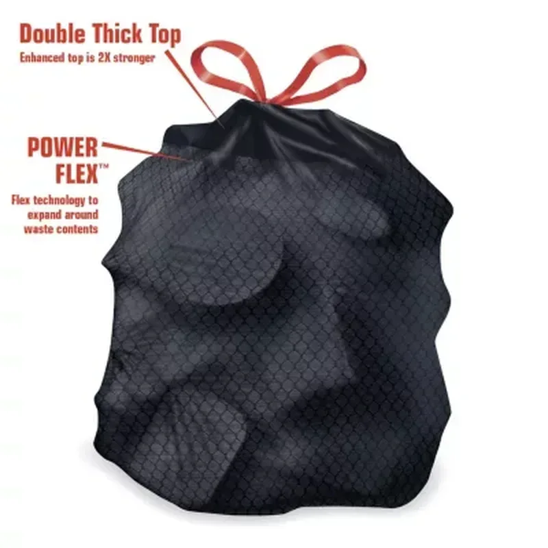 33-Gallon Power Flex Drawstring Trash Bags (90 Ct.) - Image 8