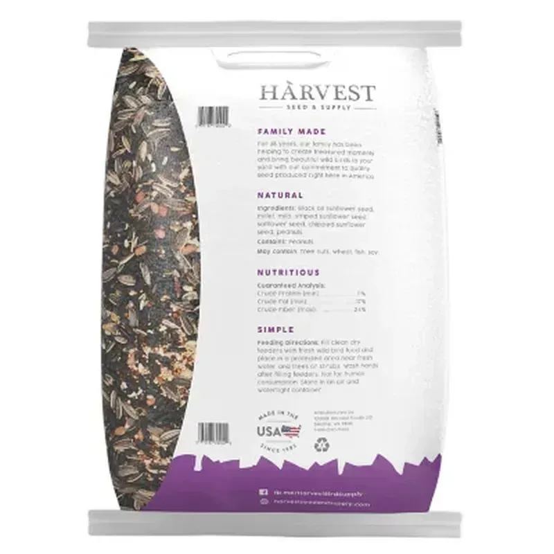 Harvest Seed & Supply Birder'S Medley Wild Bird Food, Premium Mix of Bird Seed, (20 Lbs.) - Image 3