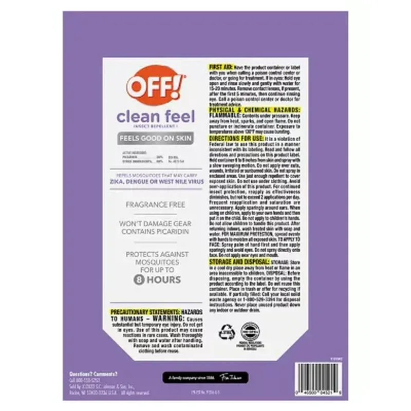OFF! Clean Feel 2 X 9-Oz. Aero - Image 3