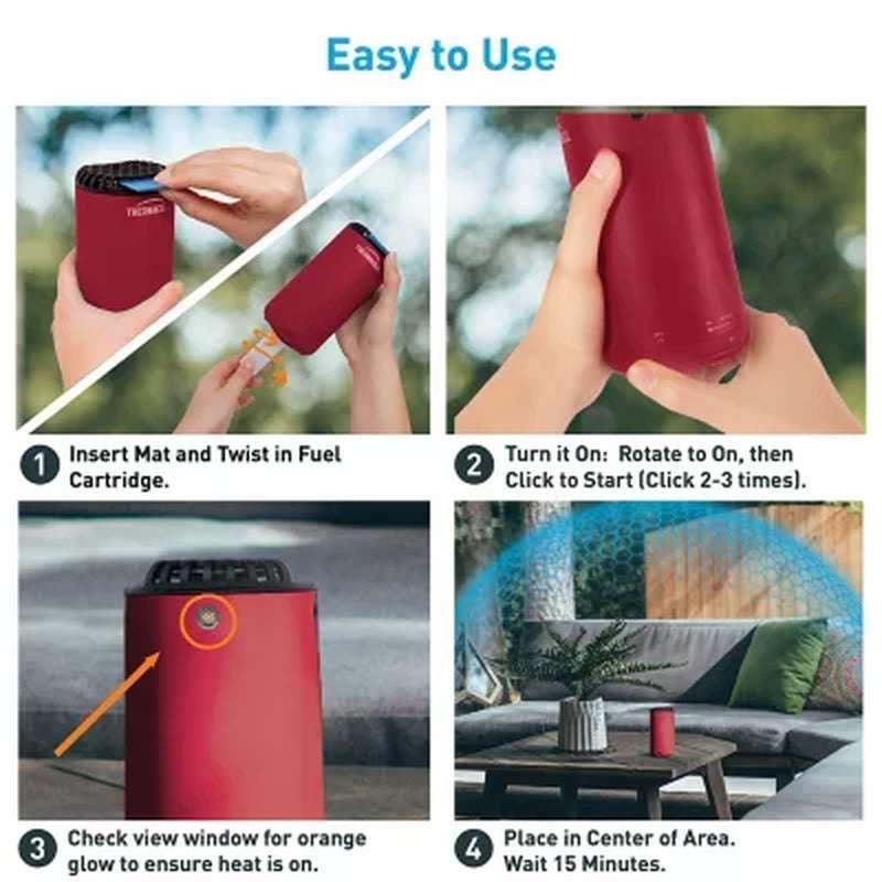 Thermacell Patio Shield Mosquito Repeller, Bonus Pack with 48 Hours of Mosquito Protection (Assorted Colors) - Image 4